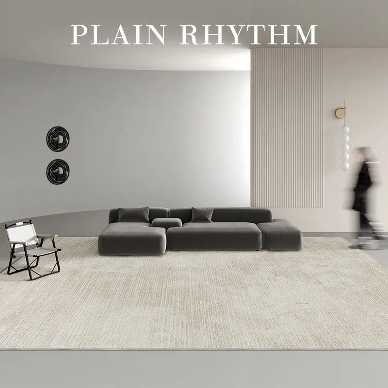 ATUNUS Nordic High-End Carpet Plain Color Quiet Wind Whole White Bedroom Mat Light Luxury Area Carpet