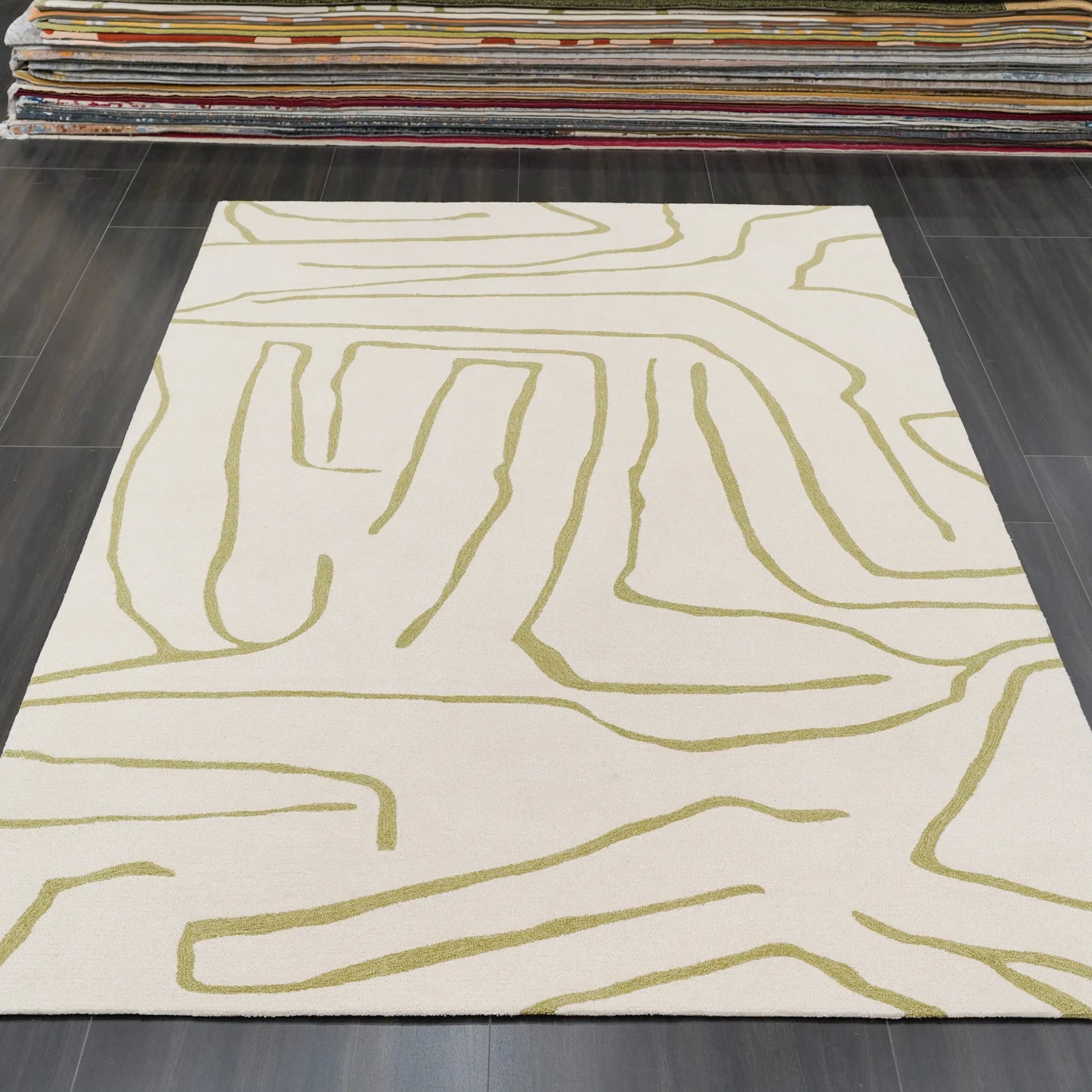 Customized Wool Hand Woven Rugs Walkway Hand Tufted Modern Carpets for Hotel Office Home