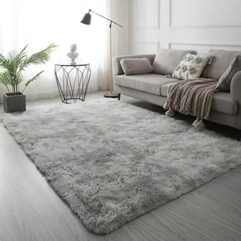 XunYao Wholesale Price Hot Sale High Quality Home Use Anti-slip Soft Fluffy Area Rug White Faux Fur Sheepskin Carpet