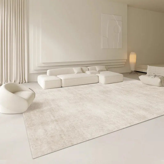 ATUNUS Nordic High-End Carpet Plain Color Quiet Wind Whole White Bedroom Mat Light Luxury Area Carpet